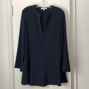 Navy long sleeve dress